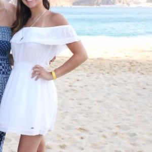 White off the shoulder dress